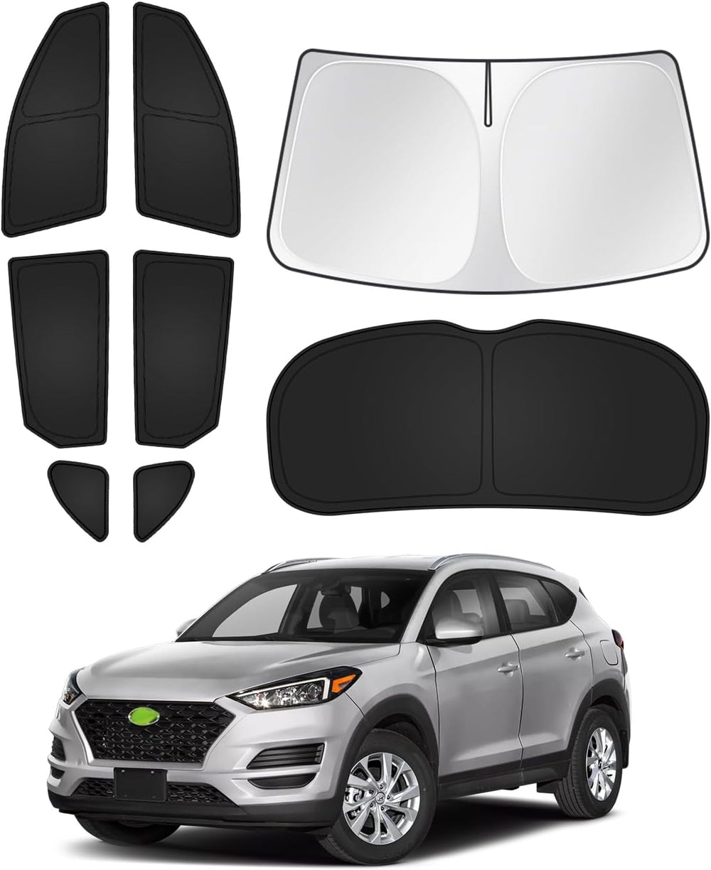 Sunshades for Hyundai Tucson 2016-2021 Accessories Windshield Sun Shade Side ...
