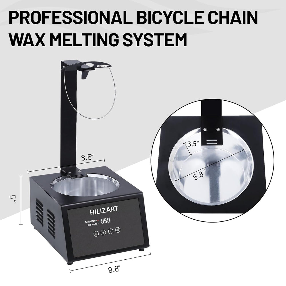 Upgrade Bicycle Chain Wax Melting System with 1500ML Bike Chain Wax Melting P...