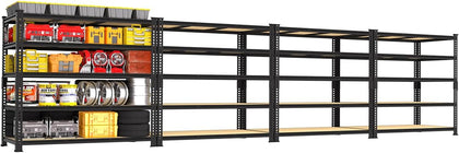 PrimeZone Heavy Duty Garage Storage Shelves (4PCS)