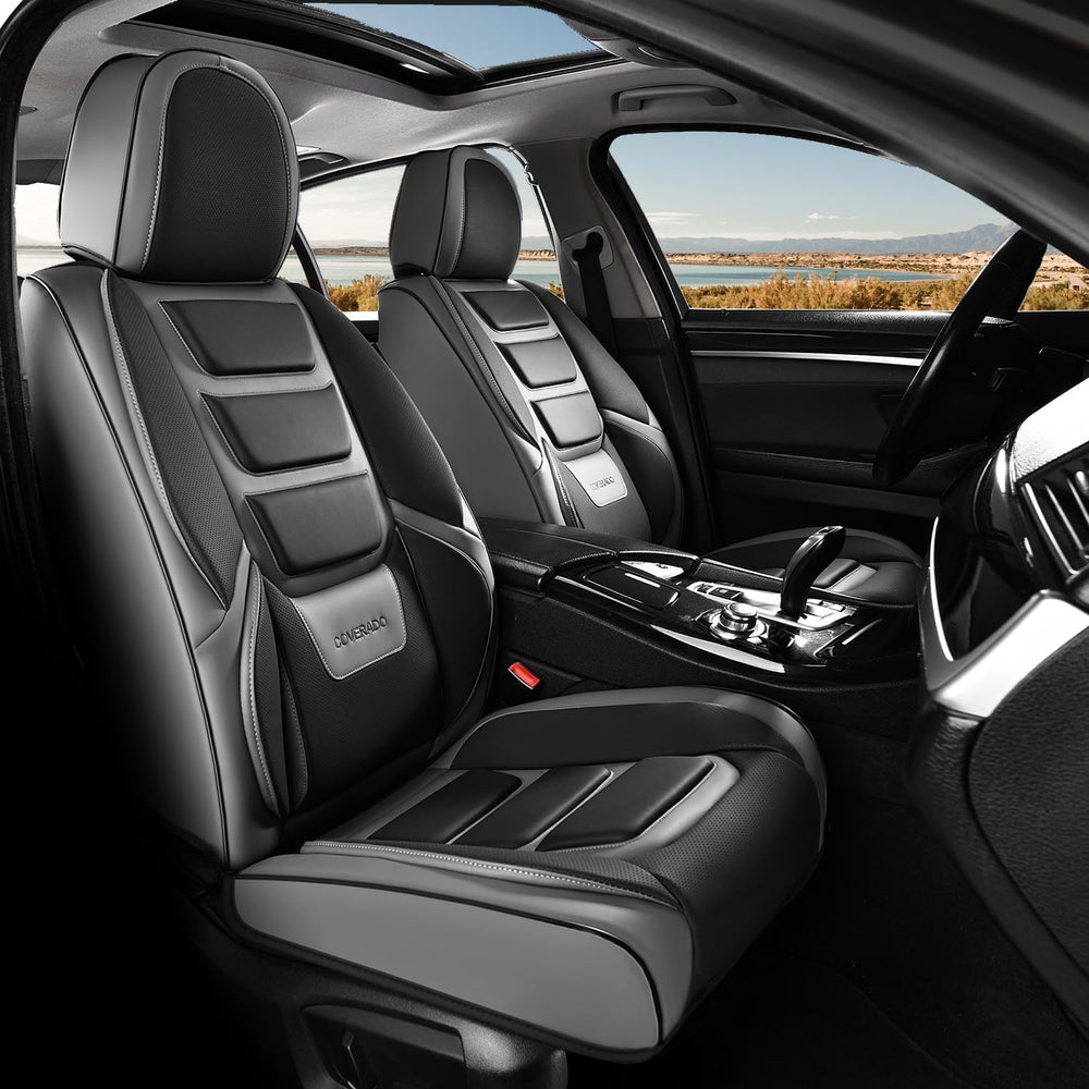 Coverado Car Seat Covers Full Set, Seat Covers for Cars, Front Seat Covers an...