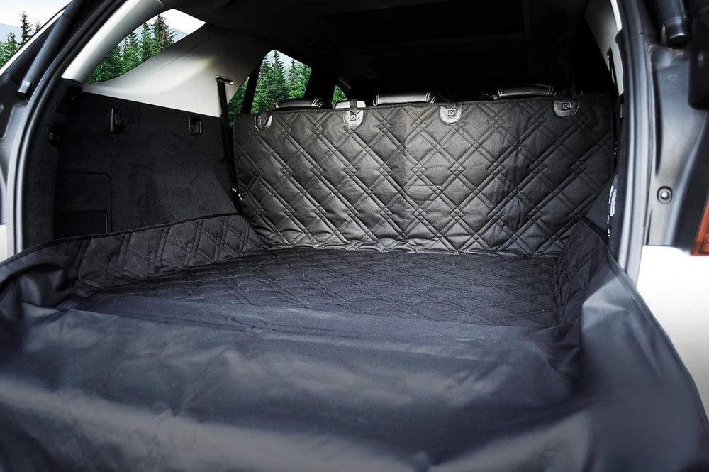 Bulldogology SUV Cargo Liner for Dogs 55"x106" Heavy Duty Pet Trunk...