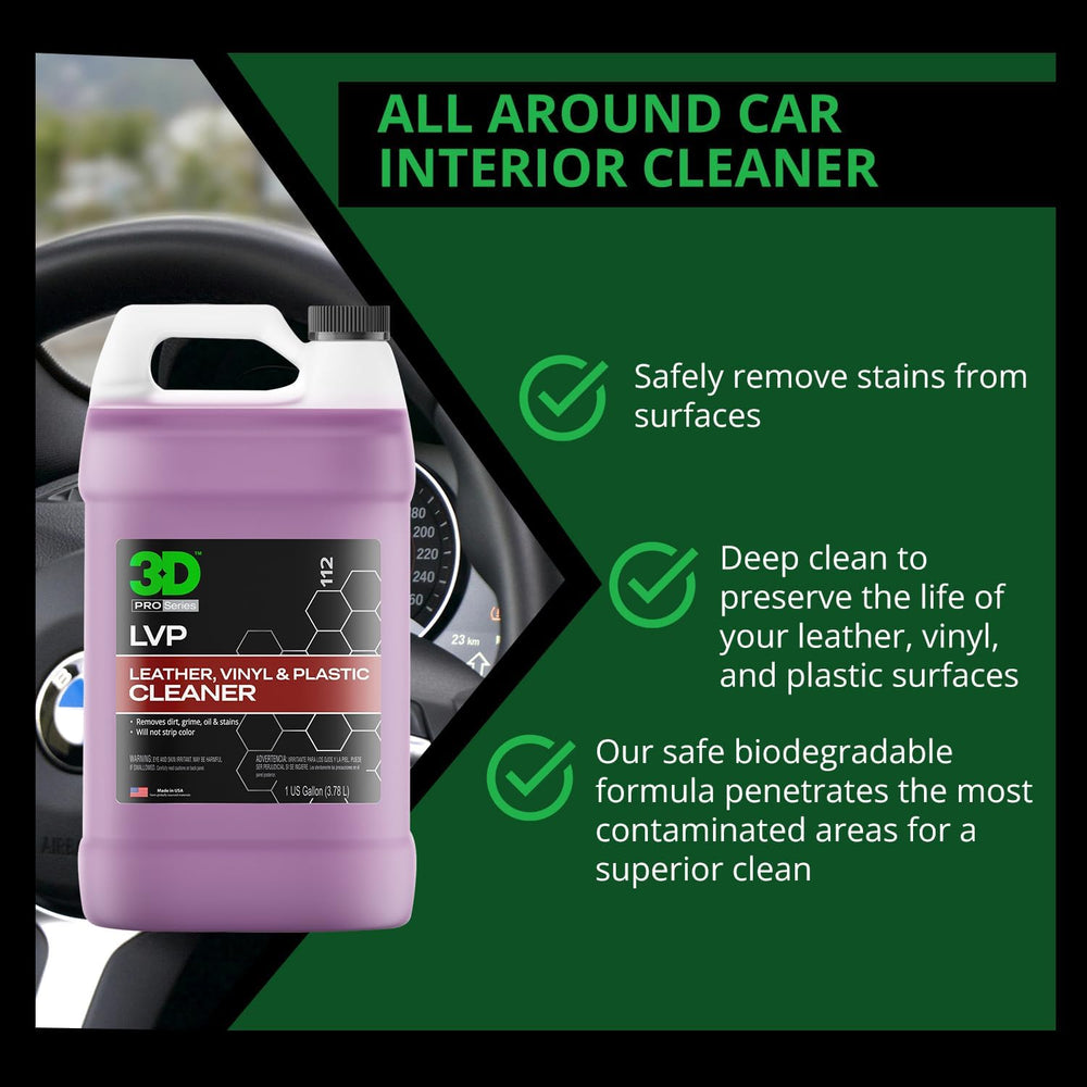 3D Bug Remover + LVP Interior Cleaner – Exterior Insect Remover & Deep In...