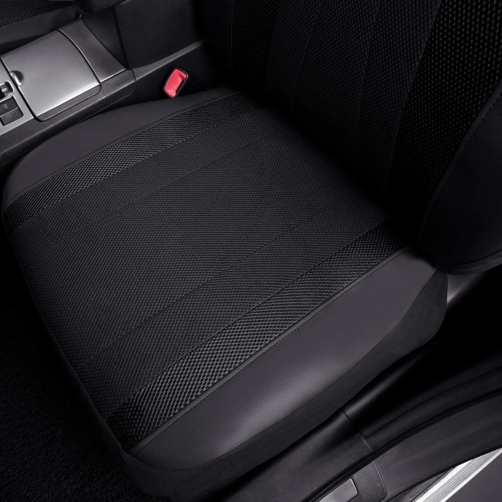 Flying Banner car seat Covers Full Set Faux Leather Air Mesh Breathable Man L...