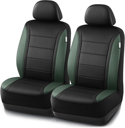 Road Comforts Leather Seat Covers, Breathable Car Seat Covers Front Seat