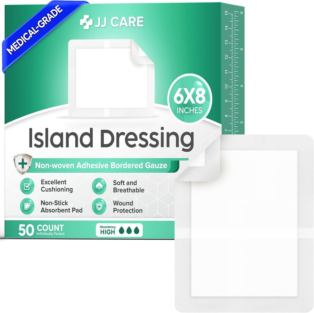 Island Dressing 6x8, 50pcs, Wound Care & Dressings, Large Bandage FSA&amp...