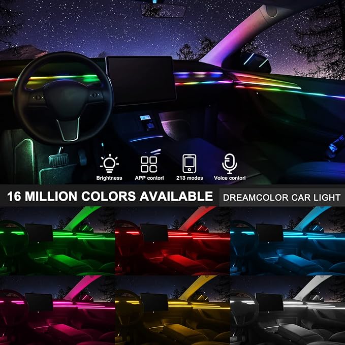 Acrylic Interior Car LED Strip Light