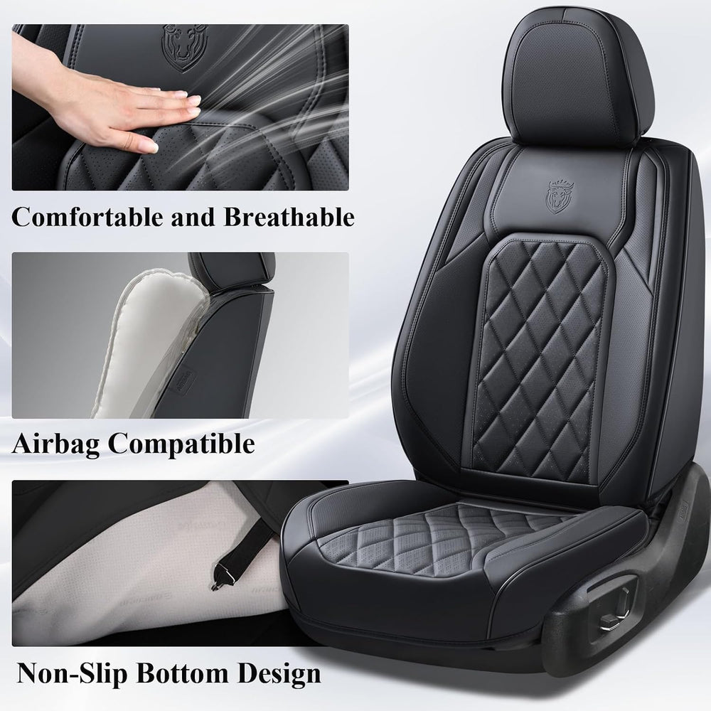 Coverado Car Seat Covers, Front Seat Cover, 2 Pack Waterproof Seat Covers for...