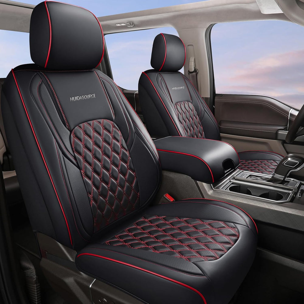 Huidasource Wrangler JK Seat Cover 4 Door, Leather Custom Car Seat Covers