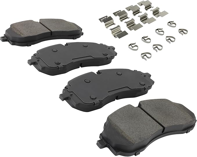 Premium Semi-Metallic Front Brake Pads Compatible