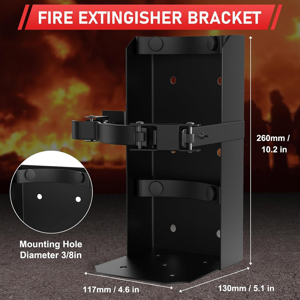 Fire Extinguisher Mount, Heavy Duty Fire Extinguisher Bracket for School Home...