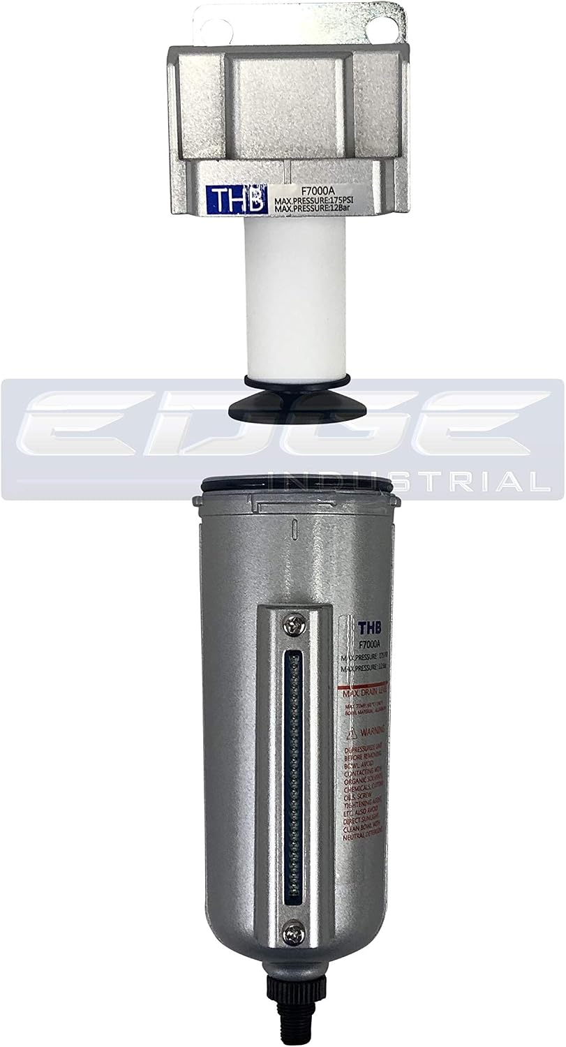HEAVY DUTY INDUSTRIAL RATED HIGH FLOW PARTICULATE FILTER, IN-LINE WATER TRAP ...
