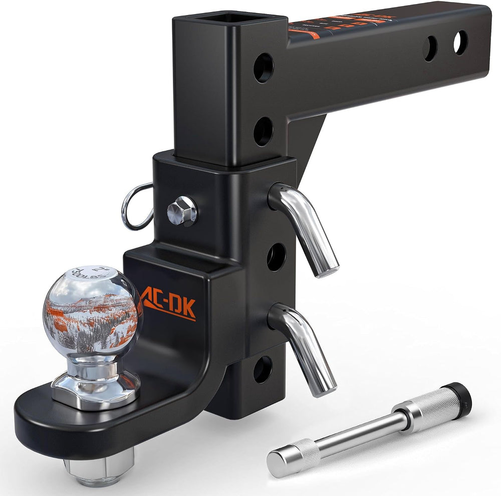 Adjustable Trailer Hitch Ball Mount for 2 Inch Receiver