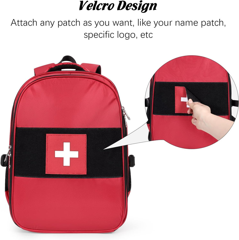 Gatycallaty First Aid Backpack Emergency Medicine Bag Empty Survival Trauma B...