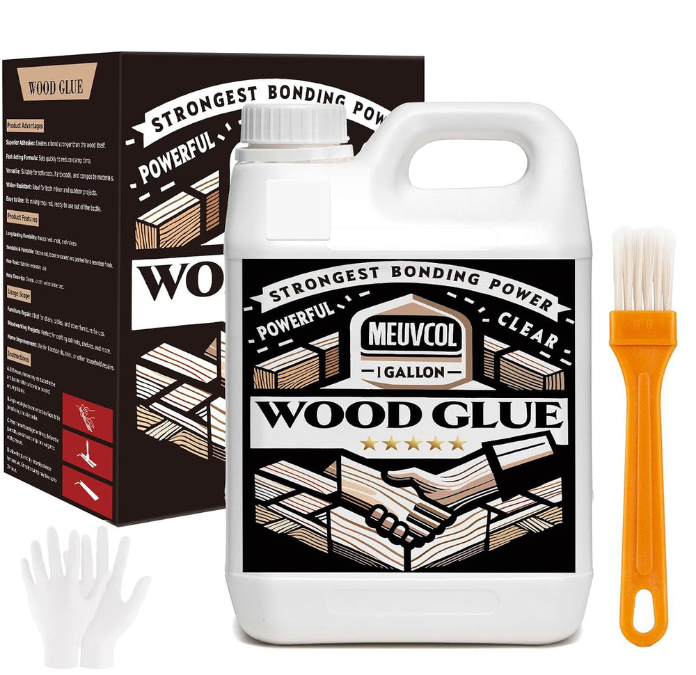 Wood Glue 1 Gallon, Ultimate Wood Glue for Furniture Heavy Duty, Furniture Gl...