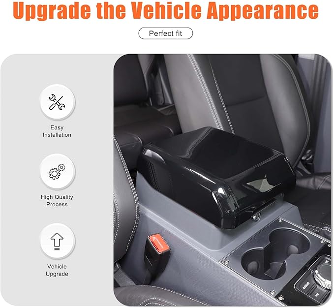 Armrest Box Cover Center Console Pad Compatible