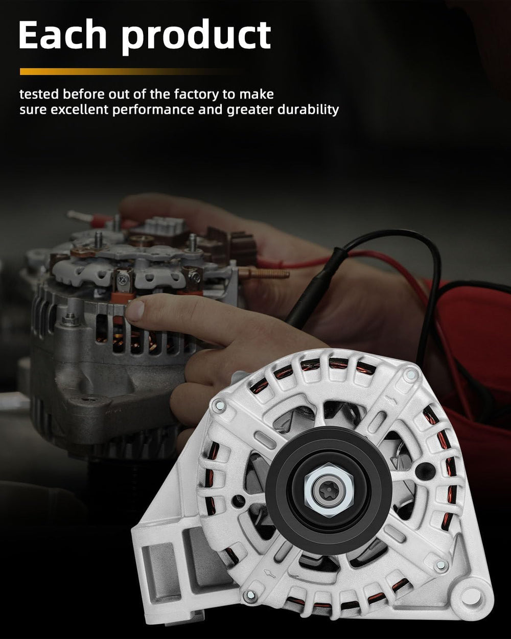 OCPTY Alternator for Chevrolet Equinox 10-12,for Impala 12-16