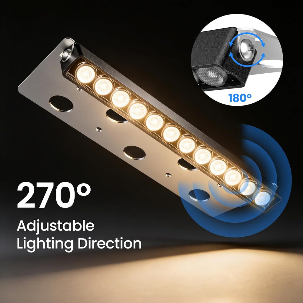 Low Voltage Retaining Wall Lights Kit, 3W 2700K Step Lights, 8 Pack