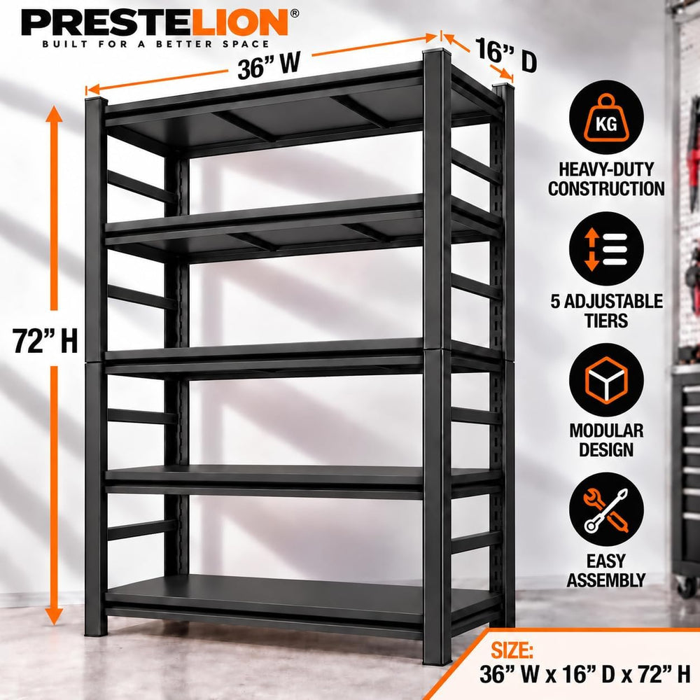 Garage Shelving Adjustable Heavy-Duty Metal Multi-Purpose Storage Shelves