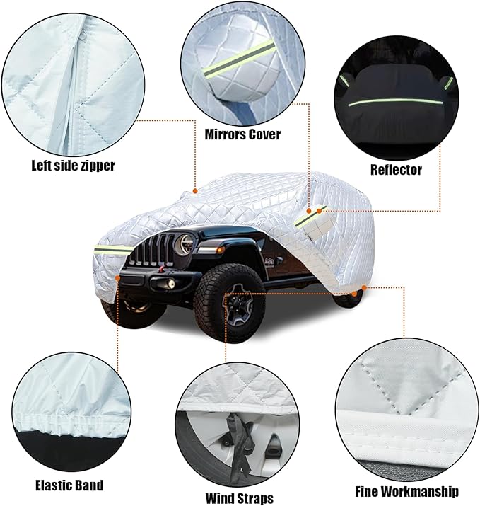 7 Layers Waterproof Heavy Duty Car Covers