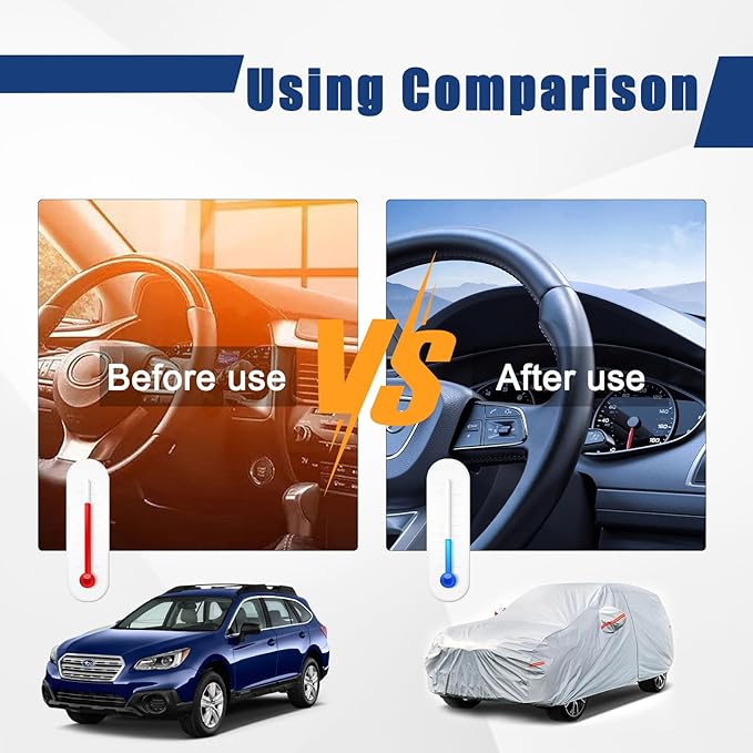 Kayme 6 Layers SUV Car Cover Custom Fit