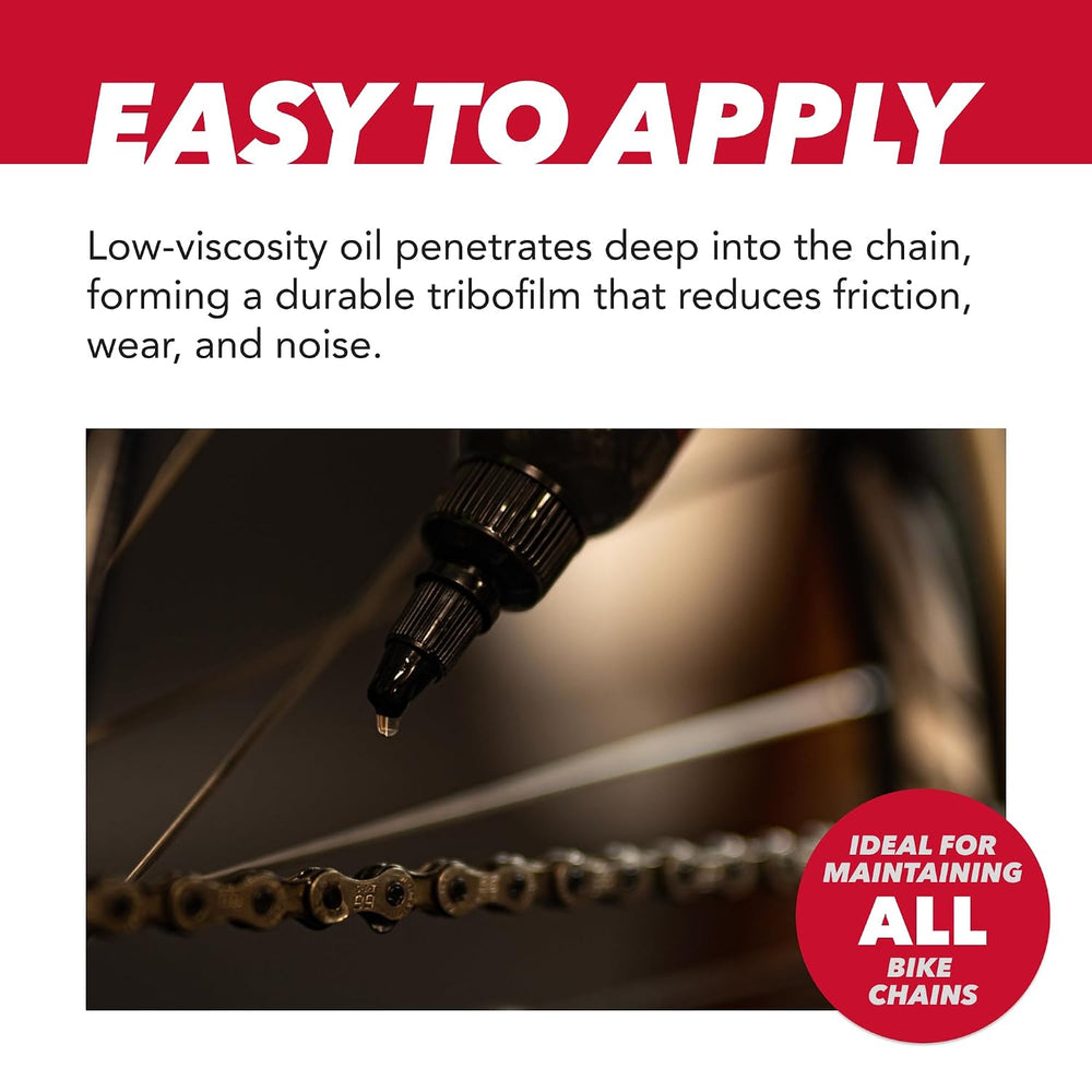 SILCA Synergetic Bicycle Chain Lube - Wet Bike Oil Chain Lubricant - 500+ Mil...