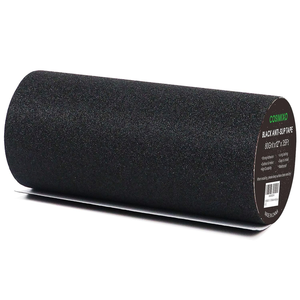 12" x 35Ft Heavy Duty Anti Slip Tape,Best 80grit Friction,Grip,Abrasive ...