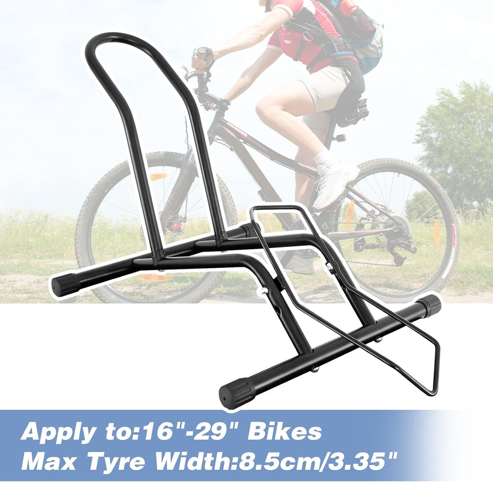 Bike Floor Stand for Mountain MTB & Road Bicycles 23c-4.0 inch Wide Tire ...