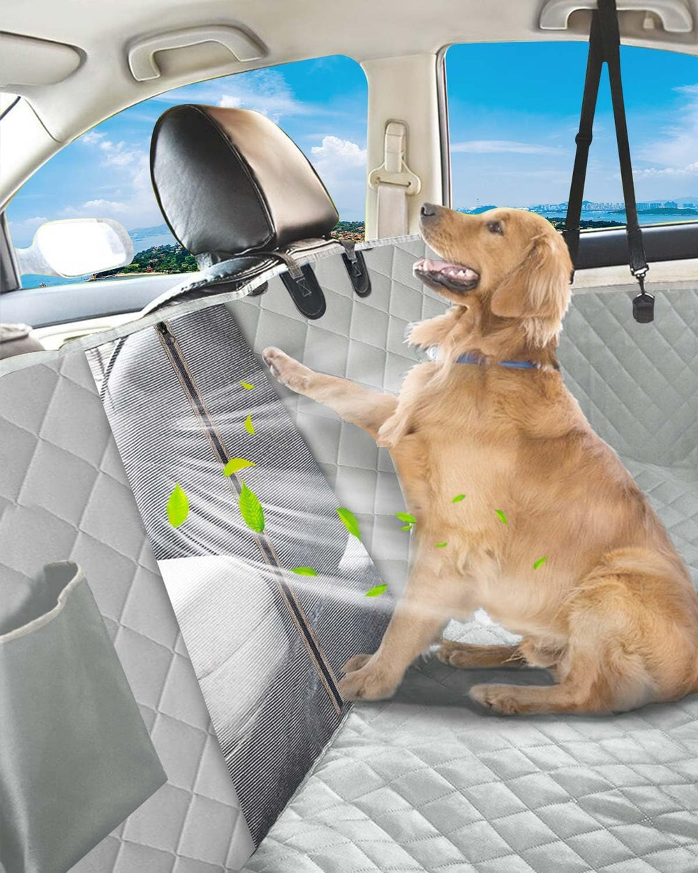 Dog Car Seat Cover, 600D Heavy Dute Car Seat Cover for Dogs Pets, 100% Waterp...