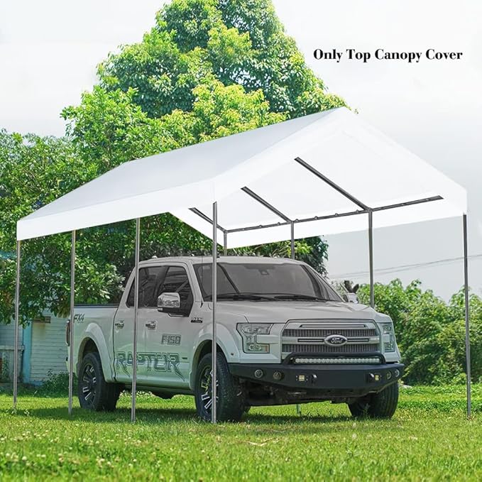 10'x20' Carport Replacement Top Canopy Cover