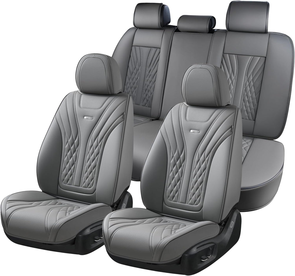 Coverado Car Seat Covers Full Set, 5 Seats Front Seat Cover and Back Seat Cov...