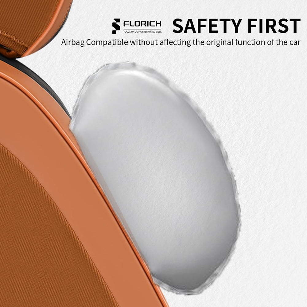 Leather Seat Covers for Cars Front Car Seat Cover Premium Automotive Seat Cov...