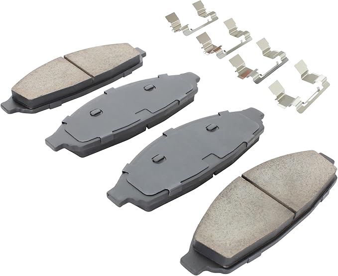 Premium Ceramic Front Brake Pads Compatible