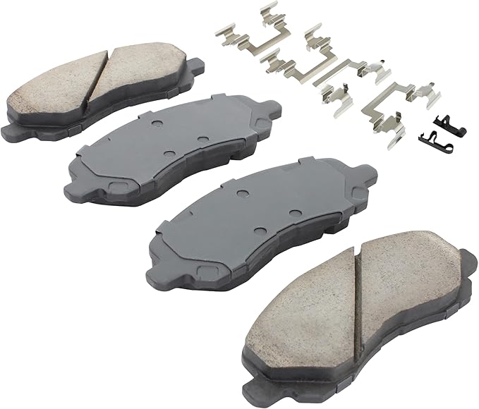 Premium Ceramic Front Brake Pads Compatible