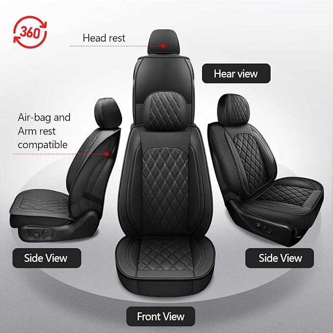 MIROZO Dodge Ram Seat Covers Full Set