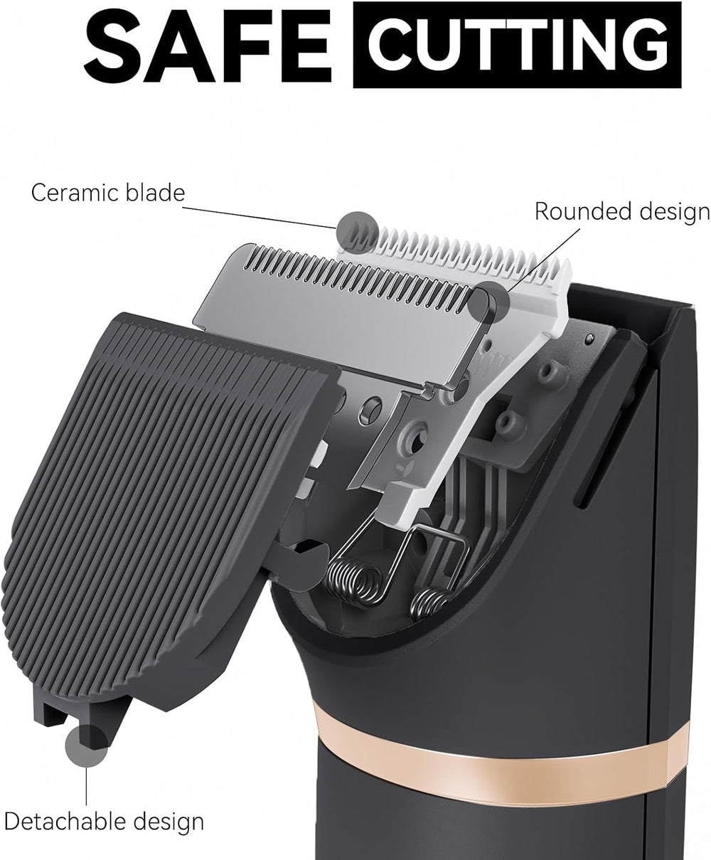 Cat Grooming Clippers Kit with Paw Trimmer, 3 in 1 Electric Pet Hair Trimmer ...