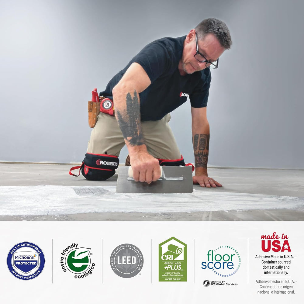 Roberts 6399 Firm-Set Transitional Pressure-Sensitive Adhesive - 1 Gal. (3.78 L)