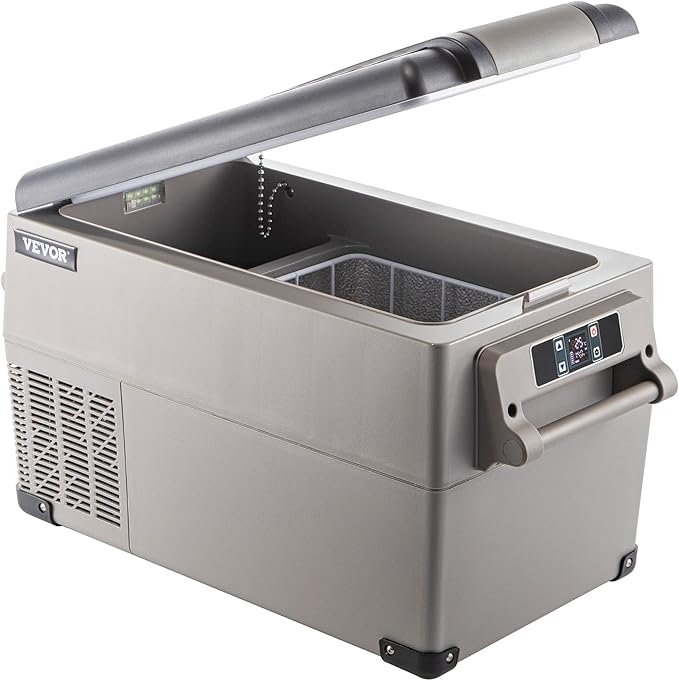 VEVOR CF35 Portable 37 Quart 12 Volt App Control, Car Refrigerator Dual Zone