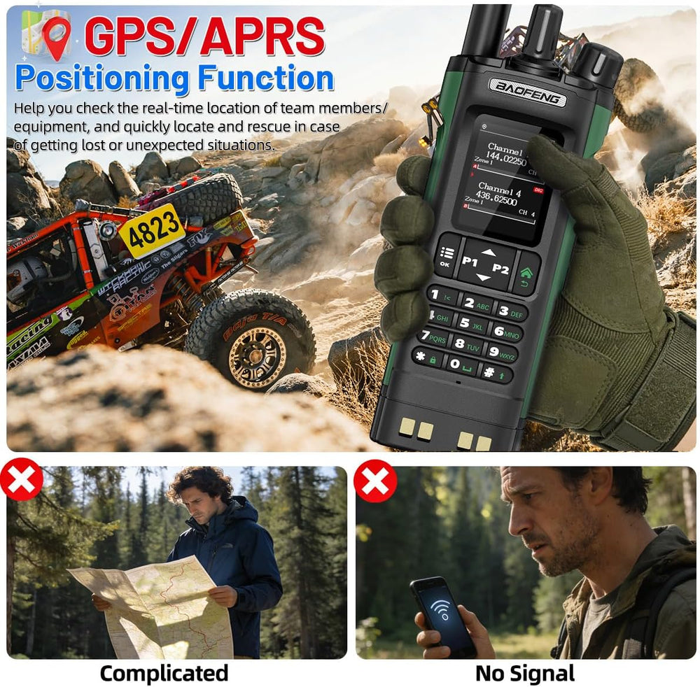 baofeng DM32 Radio DMR Ham Radio Handheld Long Range Walkie Talkies Rechargea...