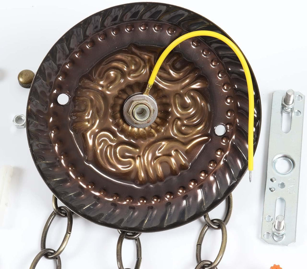 Bieye CC02 43-Inch Bronze Chain and Canopy Kit for Pendant Lights