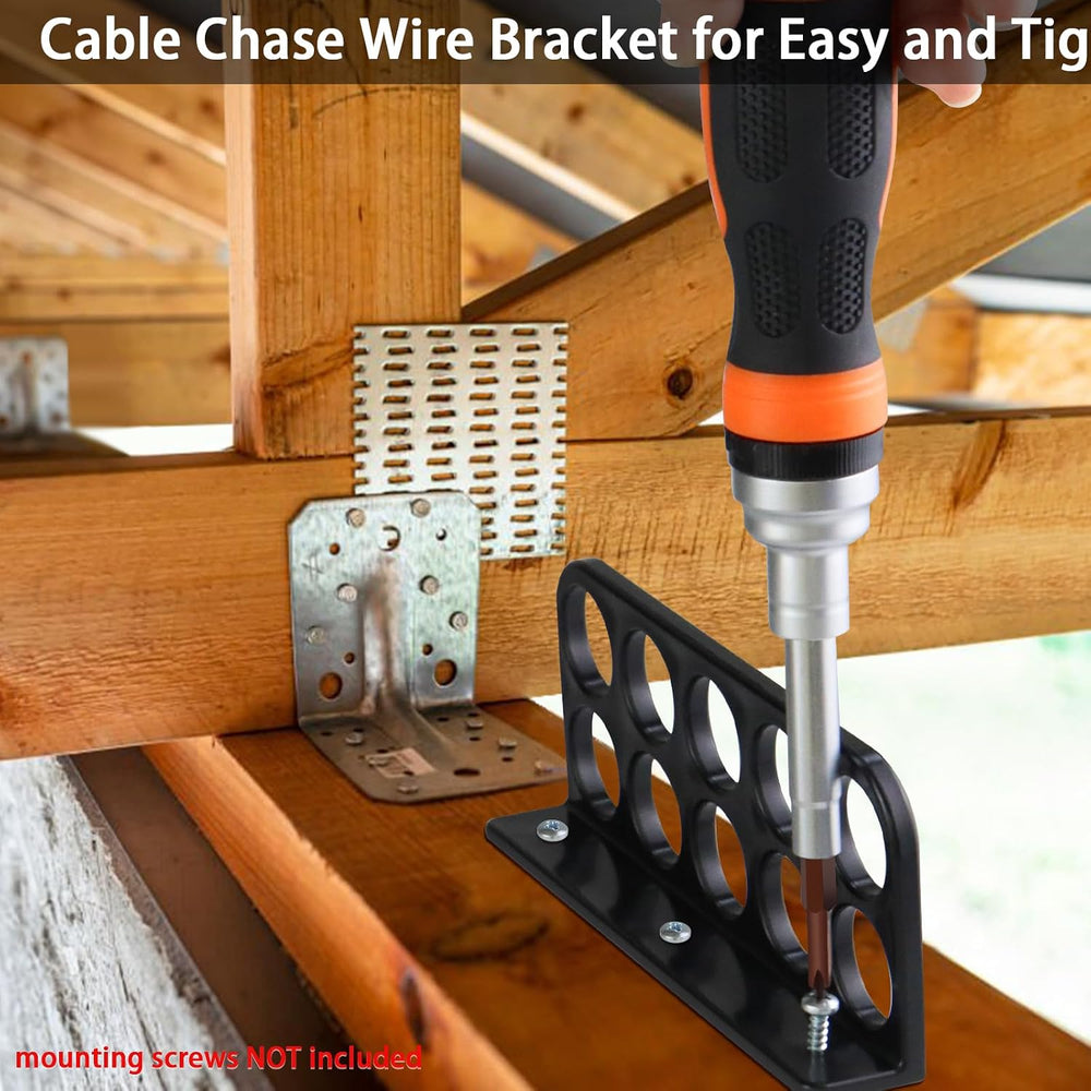 100Pack Cable Chase Wire Bracket,Cable Support Wire Bracket Holder for NMB