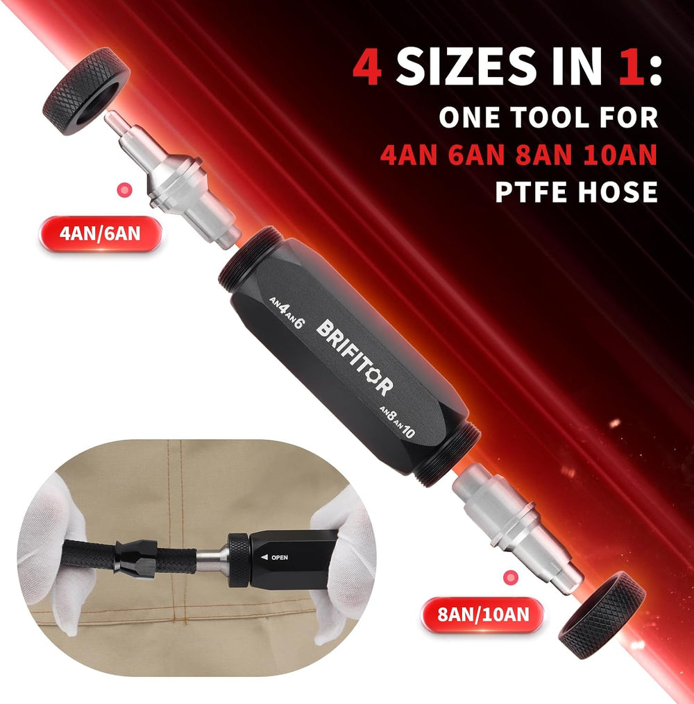 PTFE Hose Assembly Tool, PTFE Fuel Line Tool & 6AN Wrench