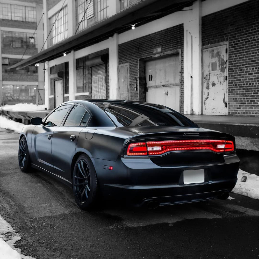 VViViD+ Satin Black Premium Adhesive Vinyl Wrap Film (100ft x 5ft)