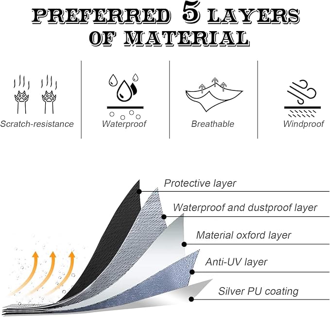 NEVERLAND UTV Covers Heavy Duty