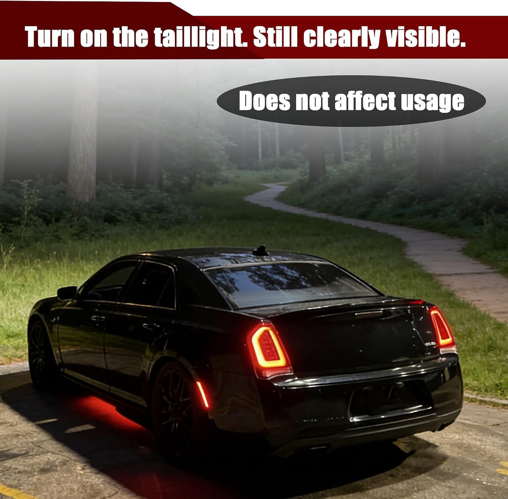 Tail Light Covers Guards Tint Fit For Chrysler 300 2015-2023 Accessories 300C...