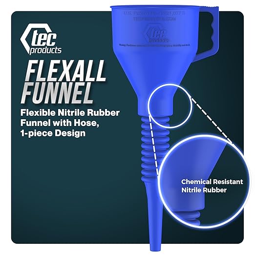 FlexAll Long Flexible Funnel for Automotive Use