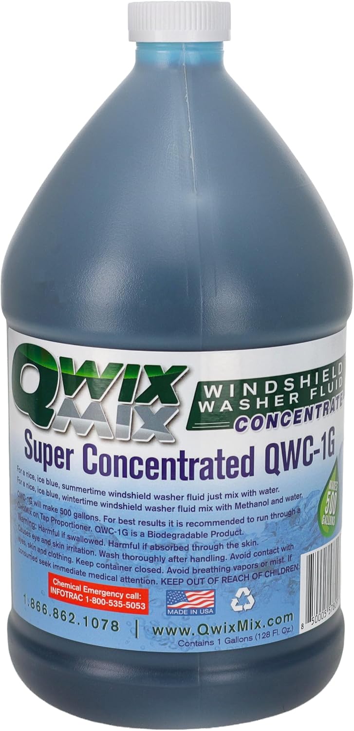 Windshield Washer Fluid Concentrate, 1 Gallon Makes 500 Gallons