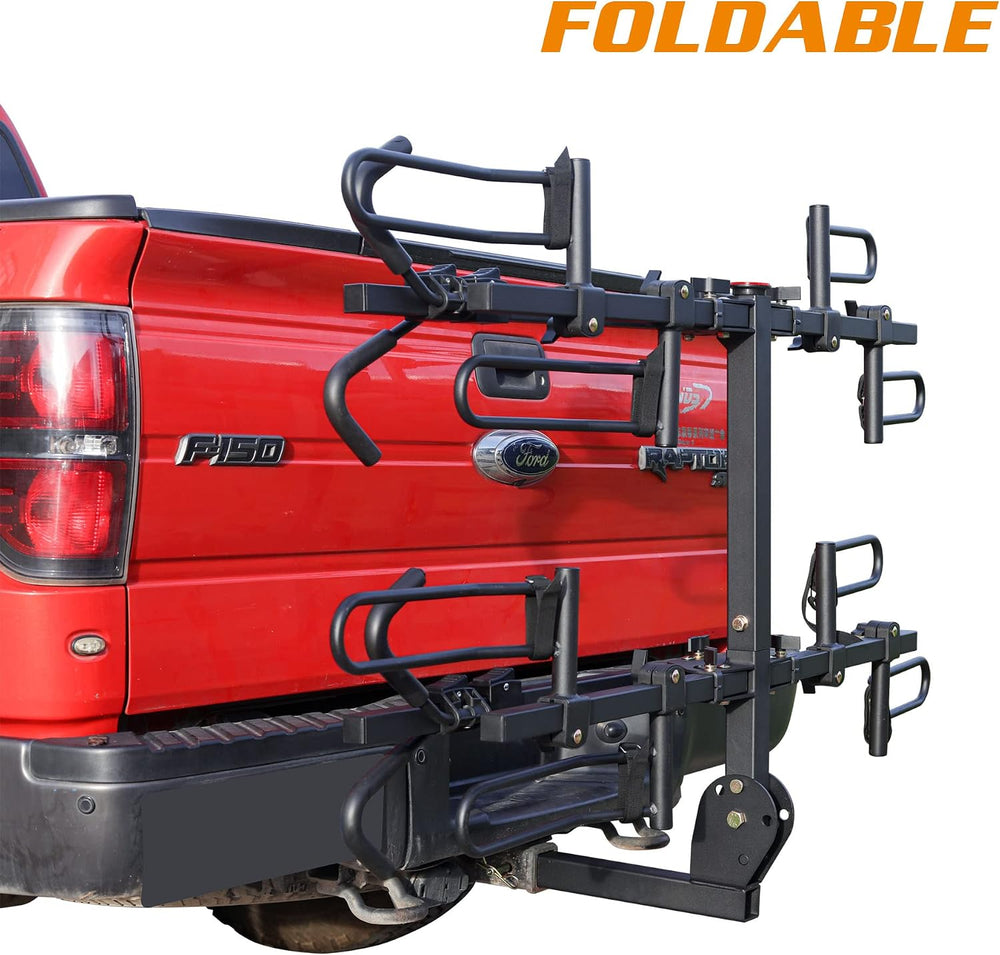 Rockland Foldable 4-Bike Rack, 160 lbs Capacity, Hitch Mount Bike Rack, Fits ...