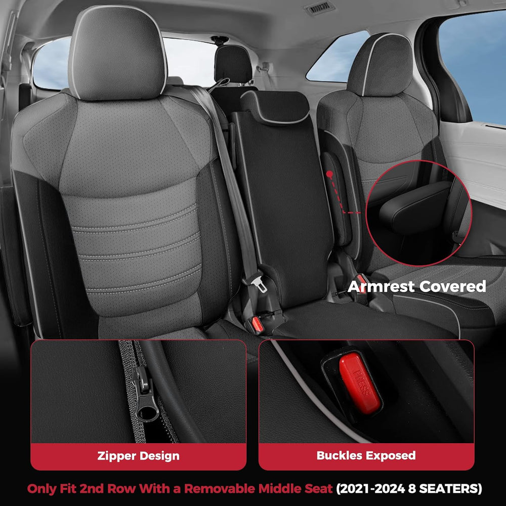 FREESOO for Sienna Seat Covers 2021-2026 for LE,XLE