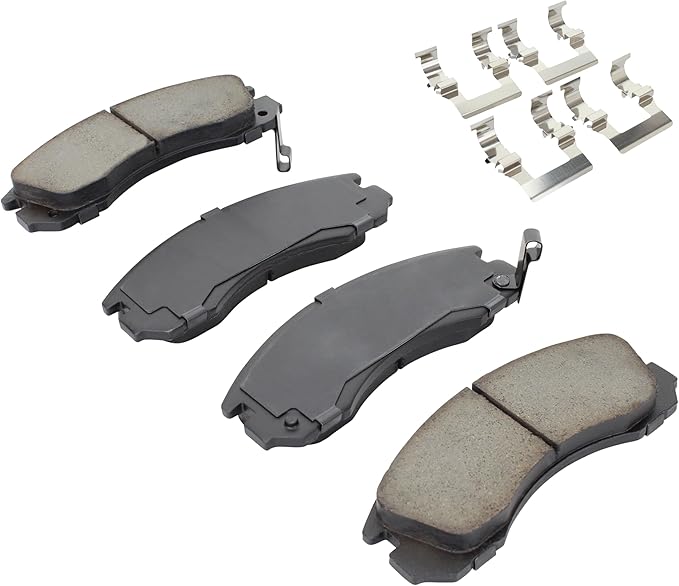 Premium Ceramic Front Brake Pads Compatible