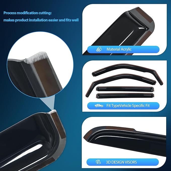 Nilight in Channel Window Deflectors